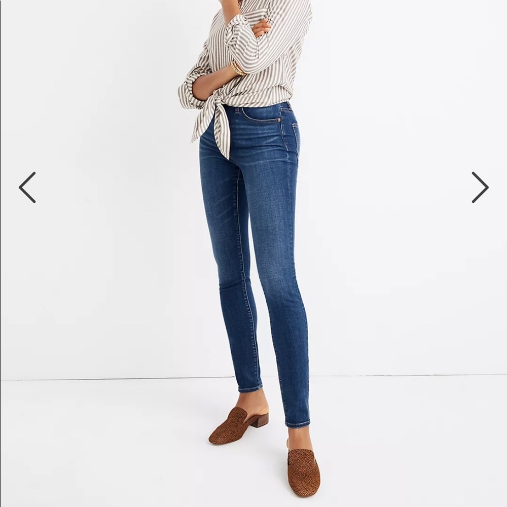 madewell curvy 11 in high rise tall skinny jeans